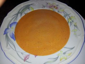 velouté aux poivrons et au boursin