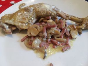 Poulet flambé de brocéliande
