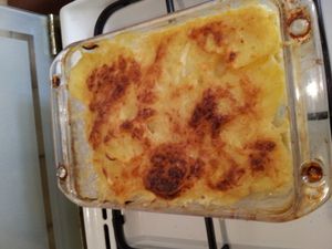 Gratin d'escalope de dinde