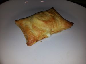 Paniers feuilletés au jambon et chèvre