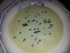 Soupe de poireaux et d'endives