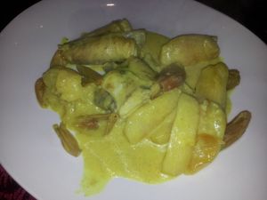 Civet de lotte au cidre