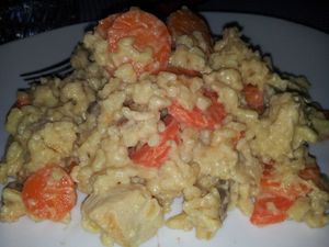 sauté de dinde aux carottes