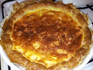 Escapade en cuisine : quiche au saumon