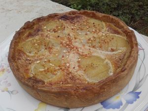tarte aux poires vanillées