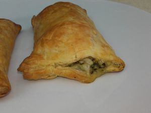 Feuilletés épinards chèvre