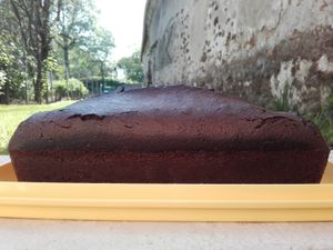 cake aux amandes et au chocolat