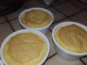 Flans de semoule au fromage