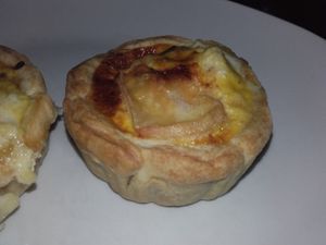 Tartelettes champigons oignons et reblochon