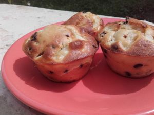 Muffin poire chocolat