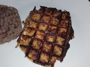 Gaufres pommes de terre comté