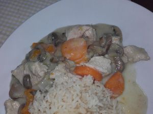 blanquette de dinde légère