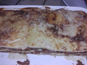 Lasagnes à la bolognaise