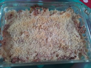 gratin de jambon et chou fleur