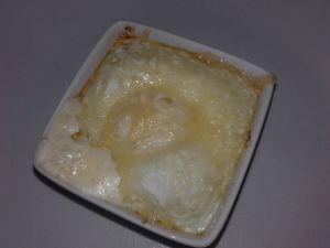 oeuf cocotte tomate oignon comté