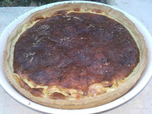 tarte ail et fines herbes