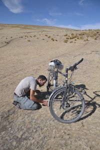Copacabana (Bol.) - Cusco (Pérou) - 623 km en vélo + 430 km en bus - Premiers kilomètres au Pérou