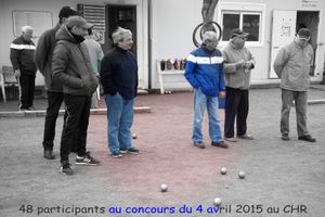 Concours du samedi au CHR le 4 avril 2015