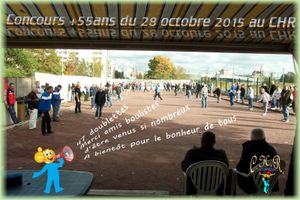 Résultats concours +55 ans Mercredi 28 octobre 2015