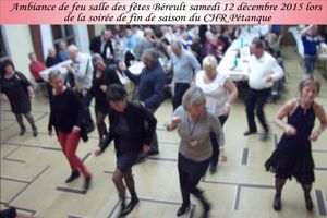 Soirée de fin de saison 2015 au CHR pétanque
