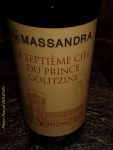 Septième Ciel du Prince Golitzine 2007 : vin d'exception