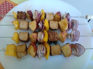 Brochettes à la sauce Teriyaki