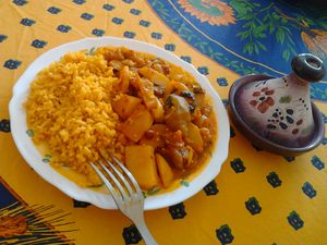 Curry d'aubergine