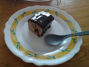 Mini Cakes aux pépites de chocolat, recouverts d'une couverture de chocolat
