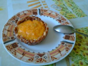 Tartelettes crues à la mangue sauvage du Cameroun