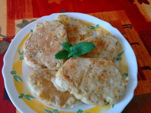 Pancakes légers aux légumes