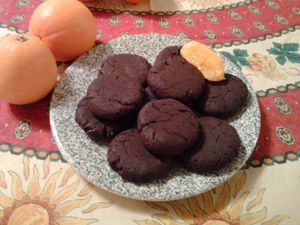 Cookies de Noël: Chocolat-Orange