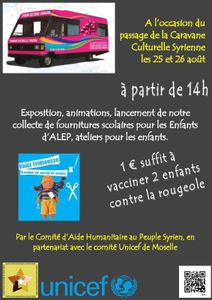 La Caravane culturelle syrienne bientôt à Metz : 25 et 26 août devant la gare