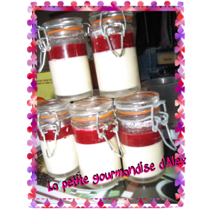 Mini-verrine panna-cotta vanillé
