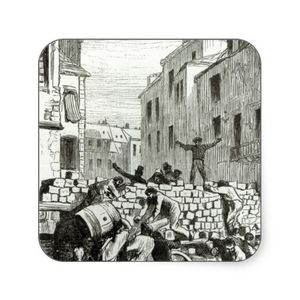 La barricade du cloître Saint-Merry, juin 1832