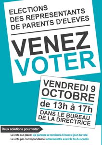 Les élections approchent!