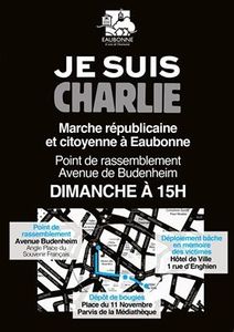 Marche républicaine et citoyenne dimanche 11/01/15 à Eaubonne