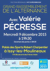 Meeting 2ème Tour - Valérie Pécresse - Issy les Moulineaux - 09/12
