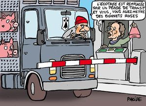 Ségolène: fin de l'écotaxe ! 1 milliard pour les CONtribuables...
