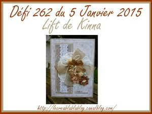 Défi n°262 du Creablablablog