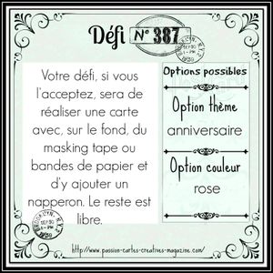 Défi n°387 chez PCC