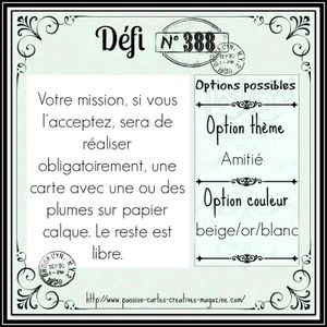 Défi N°388 chez PCC