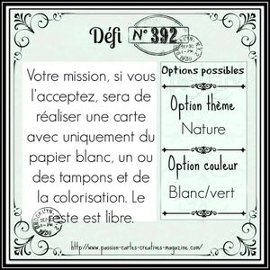 Défi n°392 chez PCC