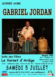 Spectacle ce Samedi au Vernet.