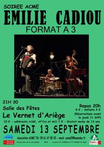 Samedi 13, concert au Vernet