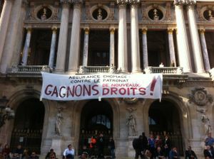 De l'occupation du Carreau du Temple à l'expulsion hier soir de la Coordination des intermittents et des précaires (CIP-IDF).