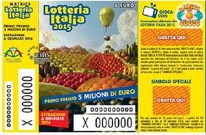 LOTTERIA ITALIA 2016 PREMI TERZA CATEGORIA