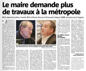 UNE COMMUNAUTE D’AGGLOMERATION DE LA 6EME CIRCONSCRIPTION
