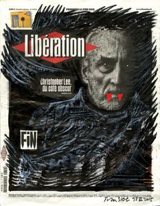 Christopher Lee Libé pendant qu'Ivan Sigg dialogue avec Johan Hufnagel