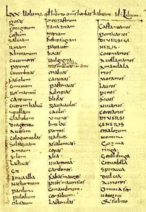 Les plantes potagères du capitulaire de Villis I.