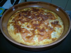 Quiche au saumon et fenouil